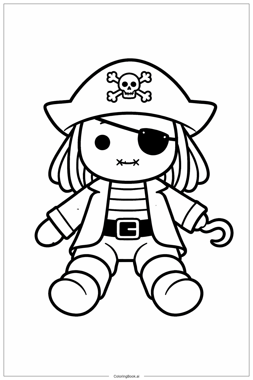  Doll Coloring Page 