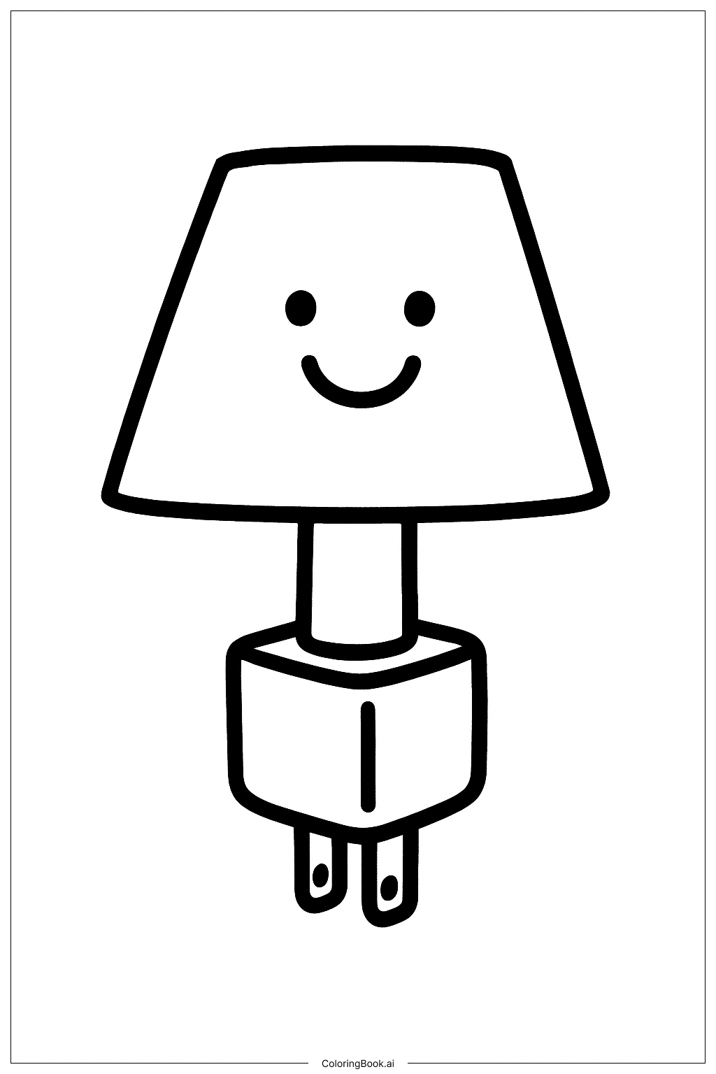  原型夜灯填色页 