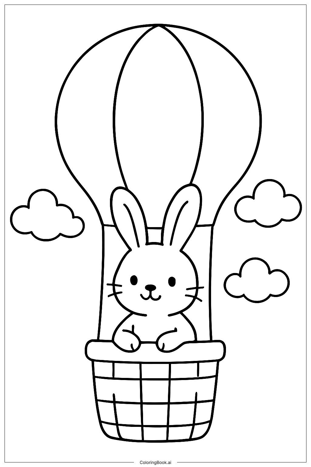  Kaninchen Ausmalseite 