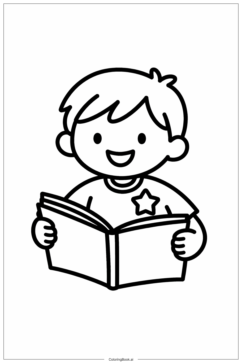 Trang tô màu Đọc Sách Cùng Nước Mỹ - Đọc Giỏi Sao