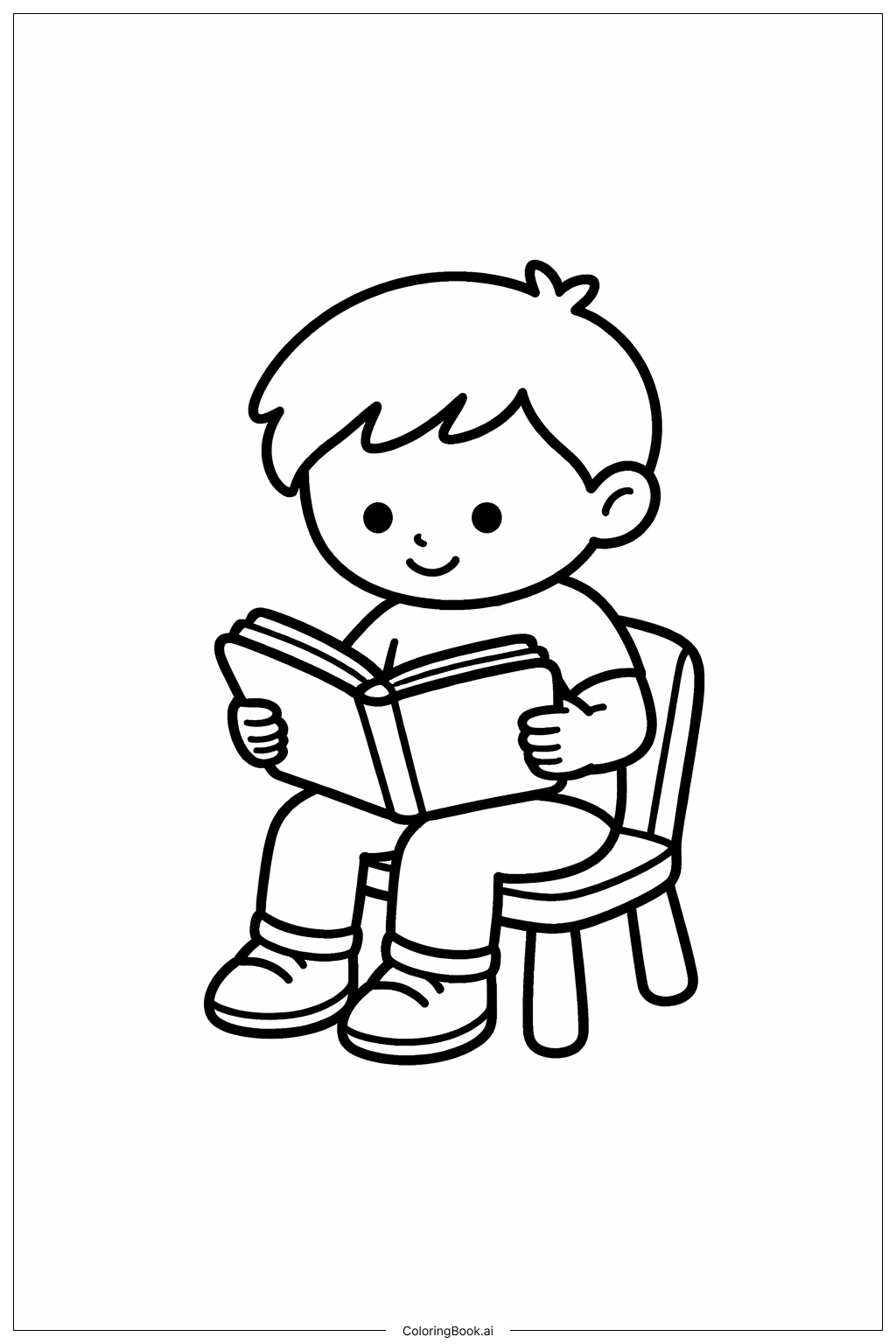 Trang tô màu Đọc Sách Trẻ Em Read Across America