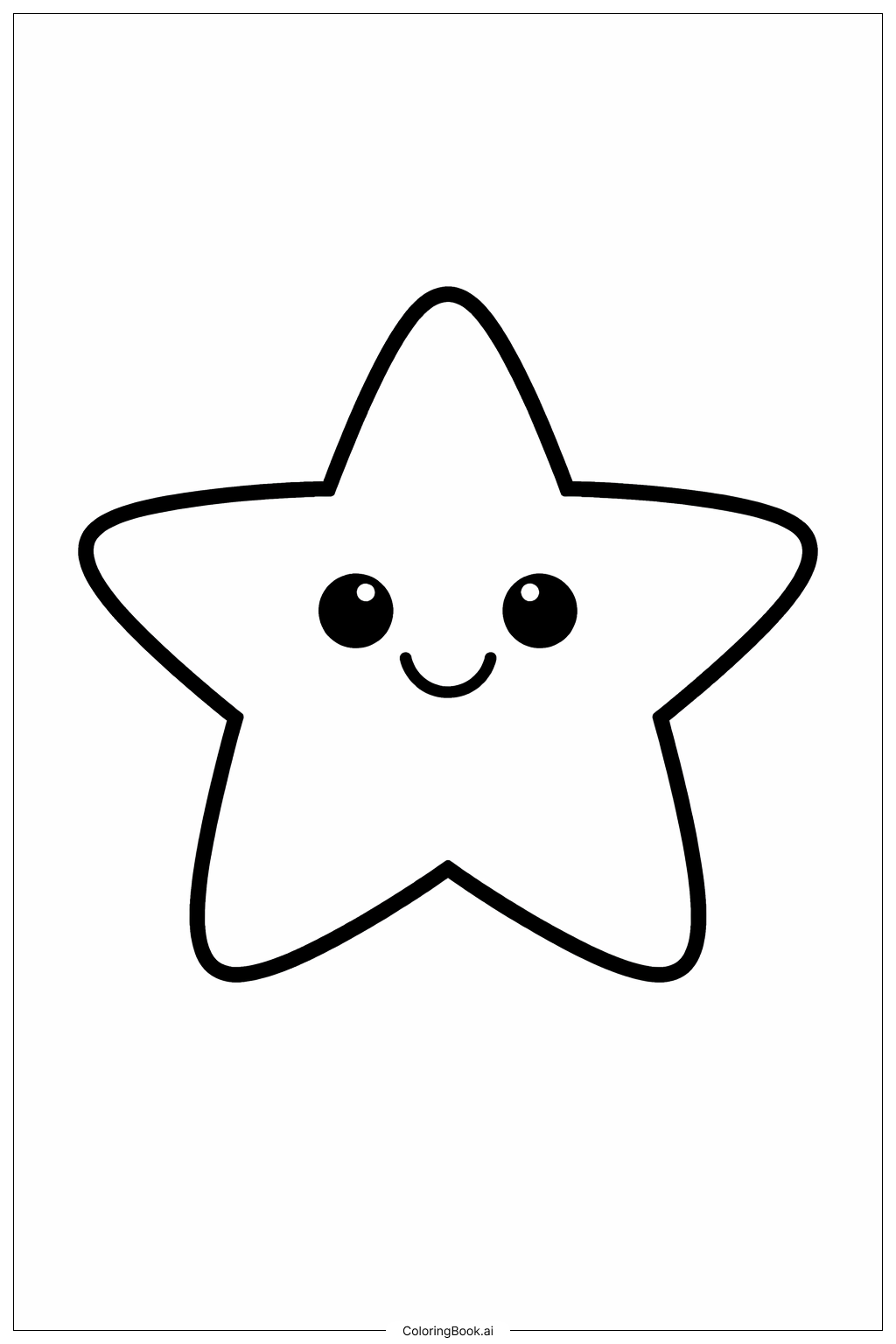  复活之星填色页 