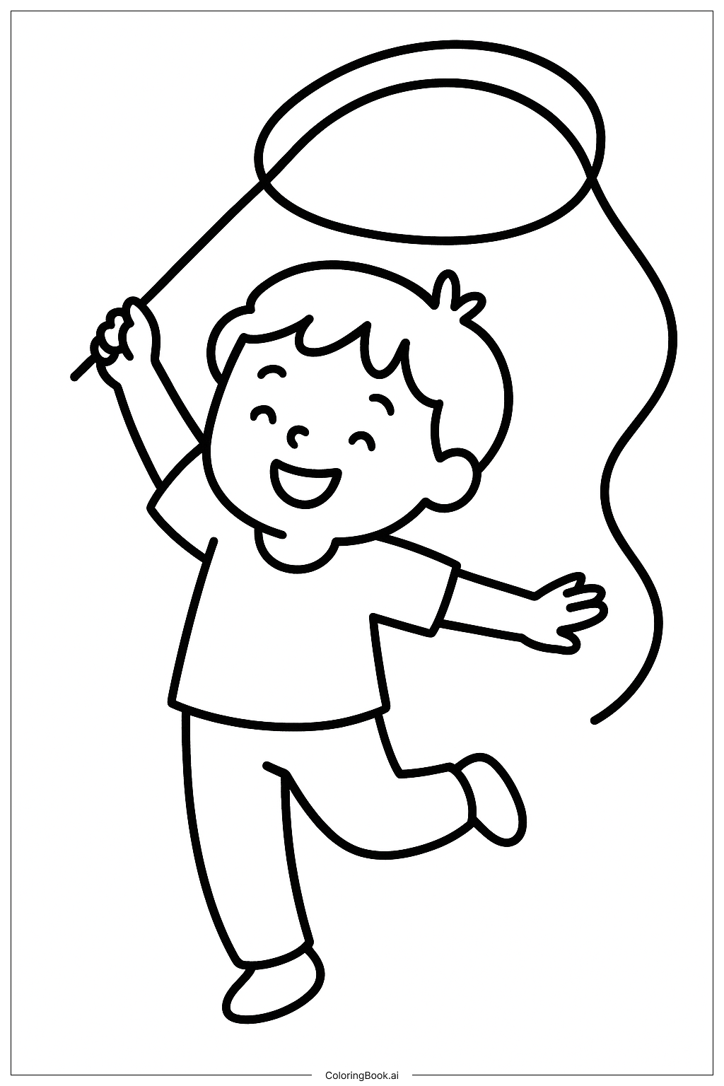  Ribbon Dance Coloring Page 