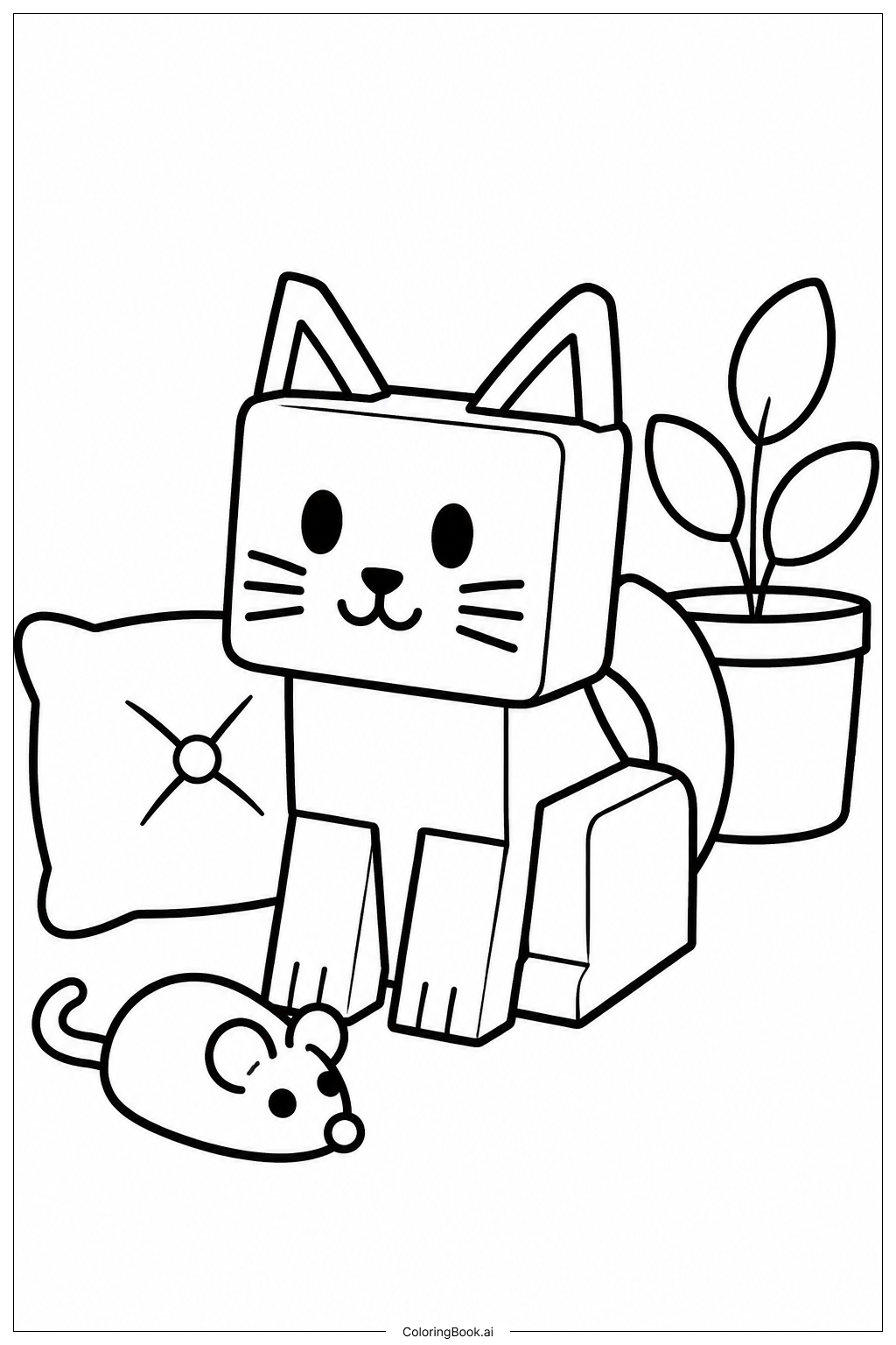 Roblox Hauskatze Ausmalseite