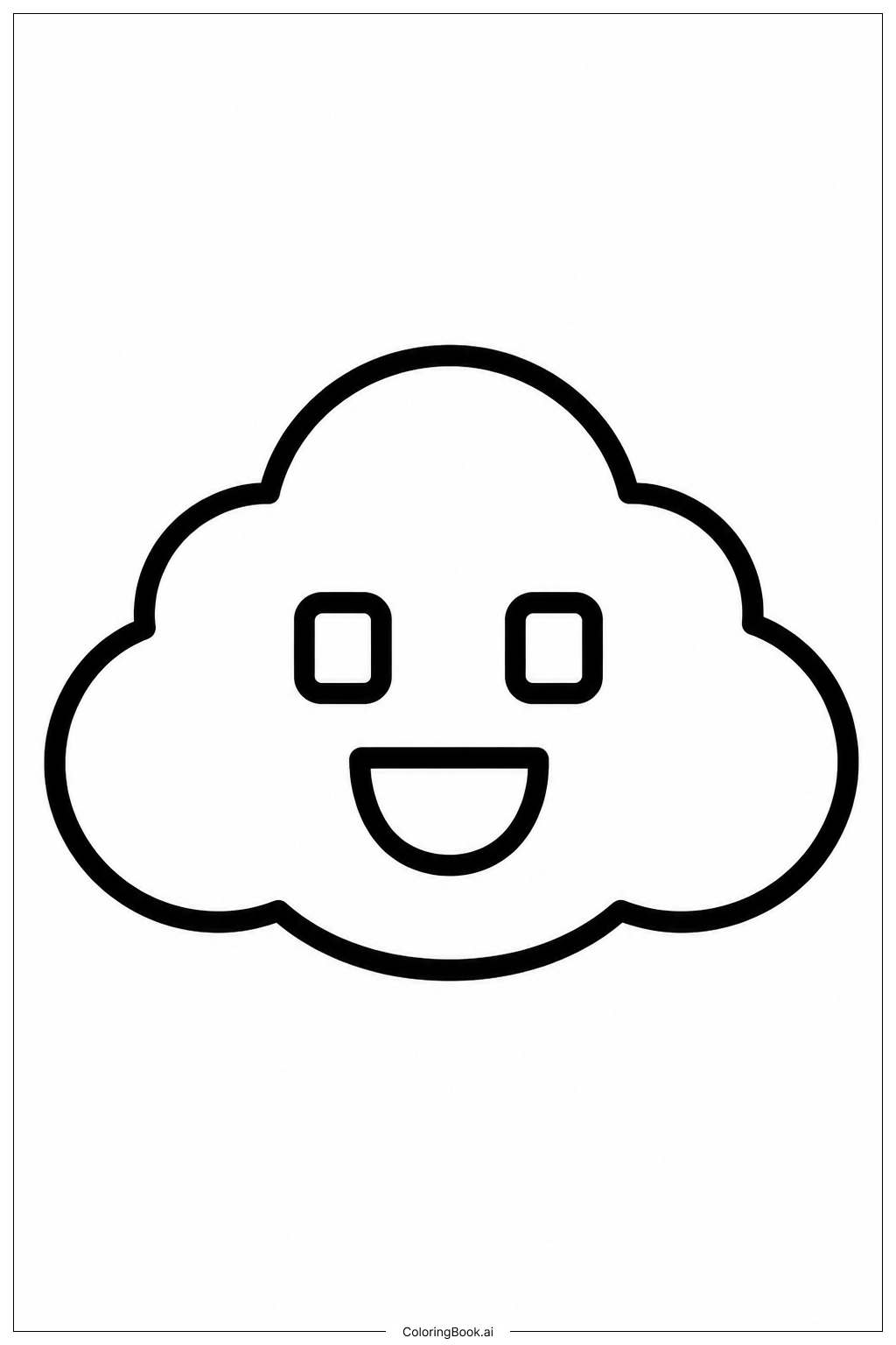 Roblox Sonnige Wolke Ausmalseite