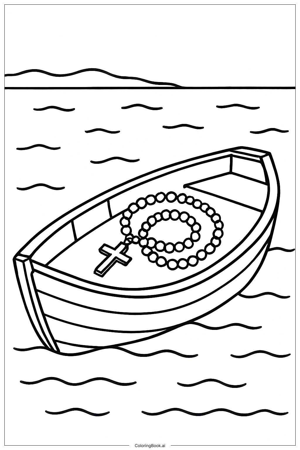 船上的念珠著色頁