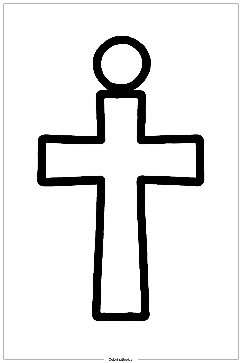  Rosary Coloring Page 