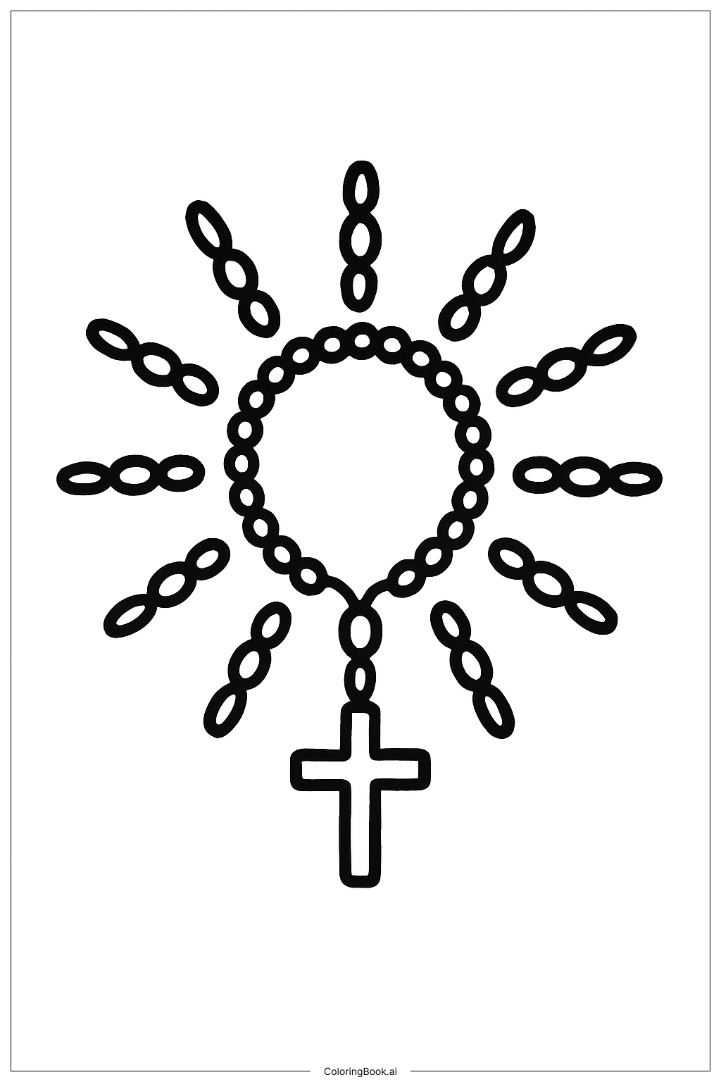 Formato do Rosário em Sol