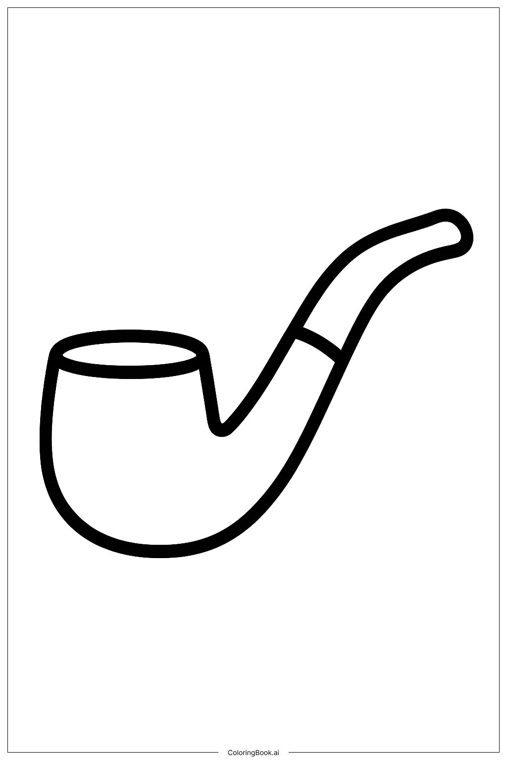  Página para colorear de Pipa de San Patricio 