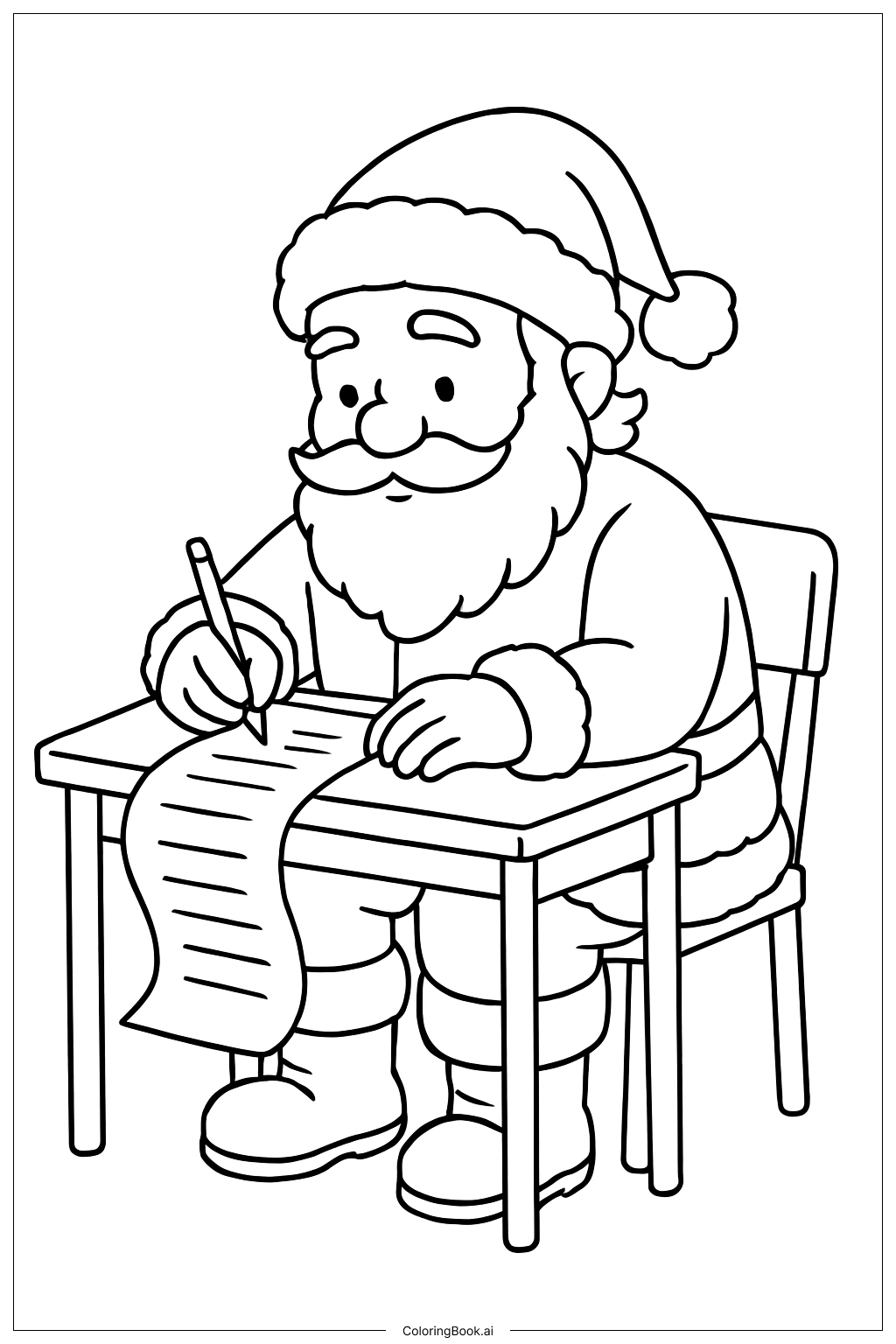  Santa Claus Coloring Page 
