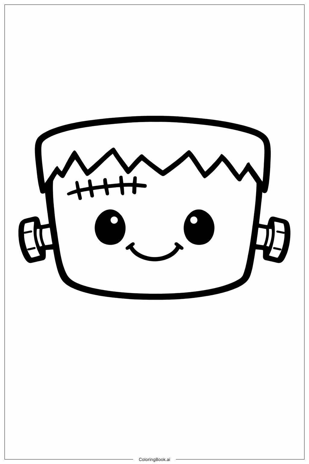  Scary Halloween Coloring Page 