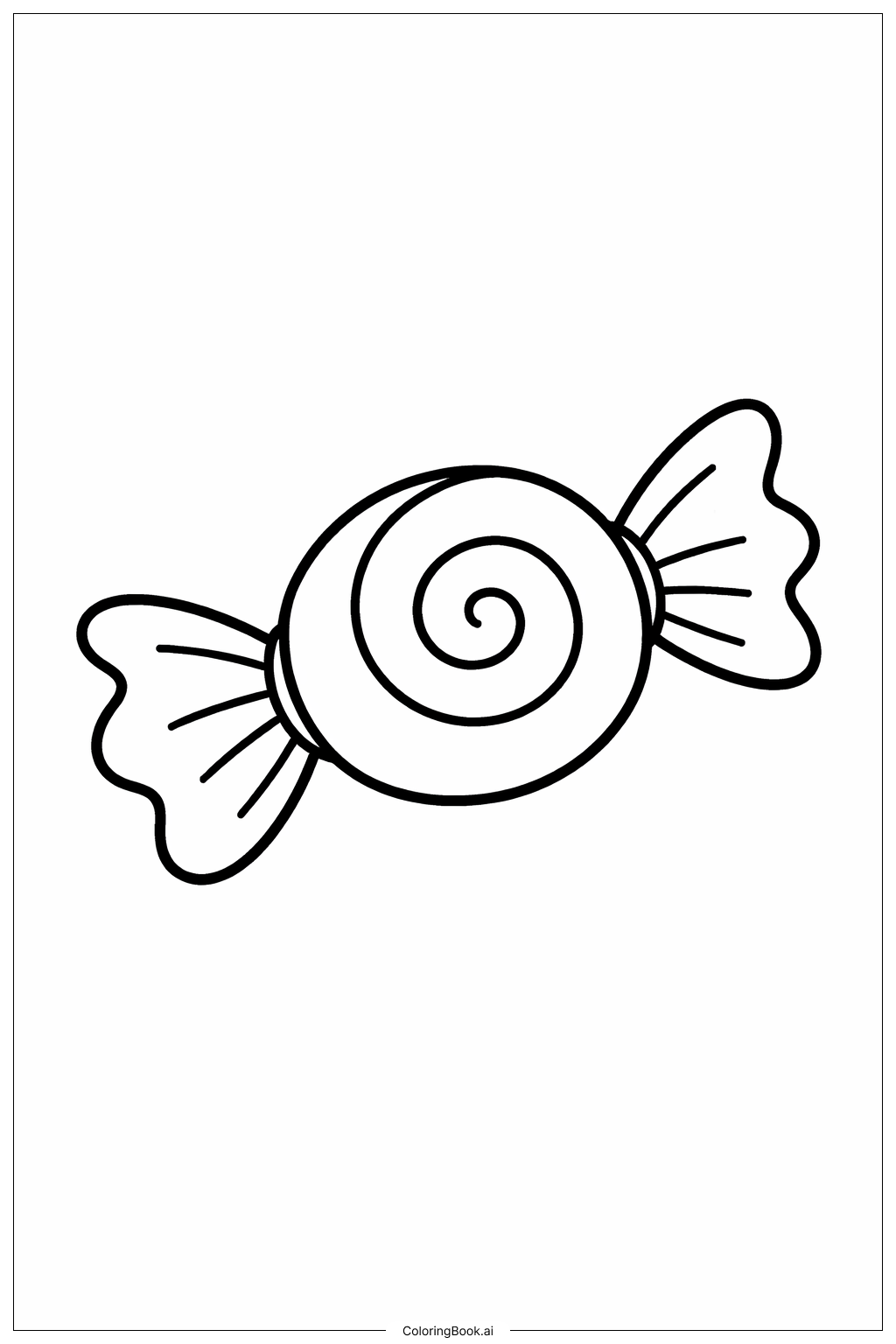  Gruseliges Halloween-Gelatinebonbon Ausmalseite 