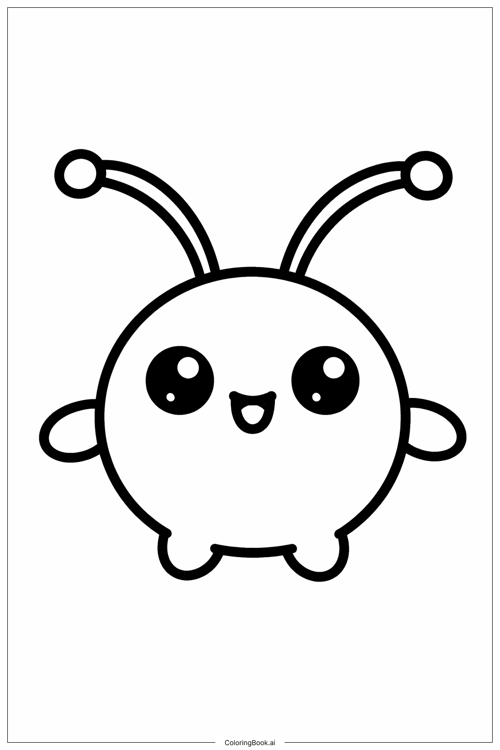  Meerestiere Kleiner Planktonfreund Ausmalseite 