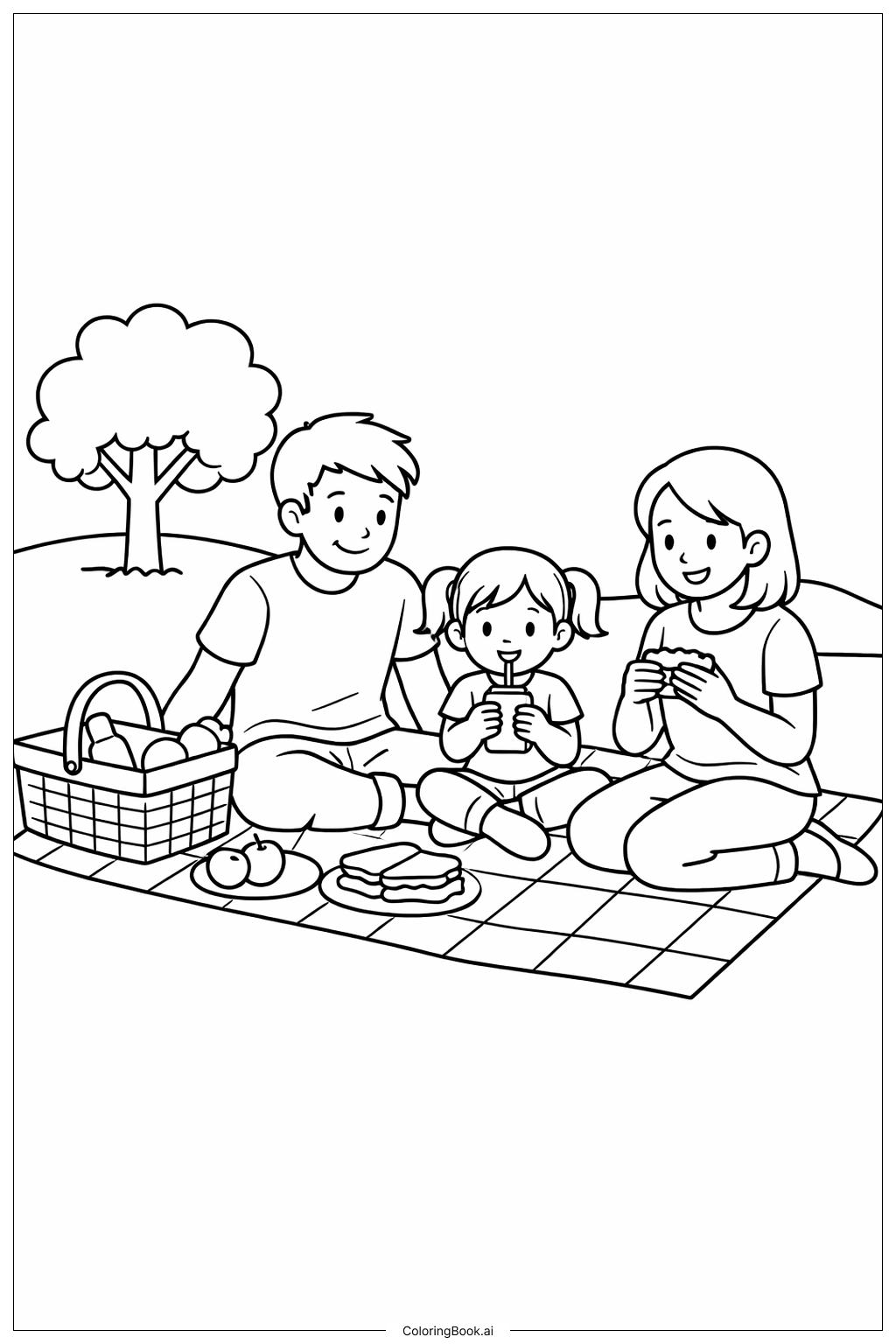 9월 가족 소풍 담요