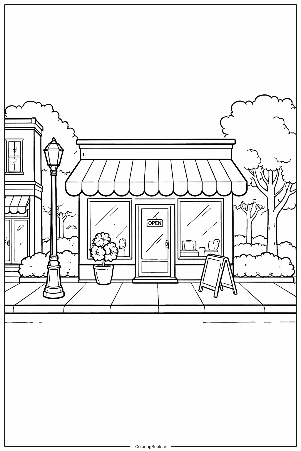 9월 작은 마을 거리