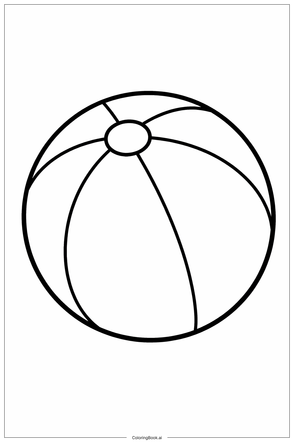  Page de coloriage Gros Ballon de Formes 