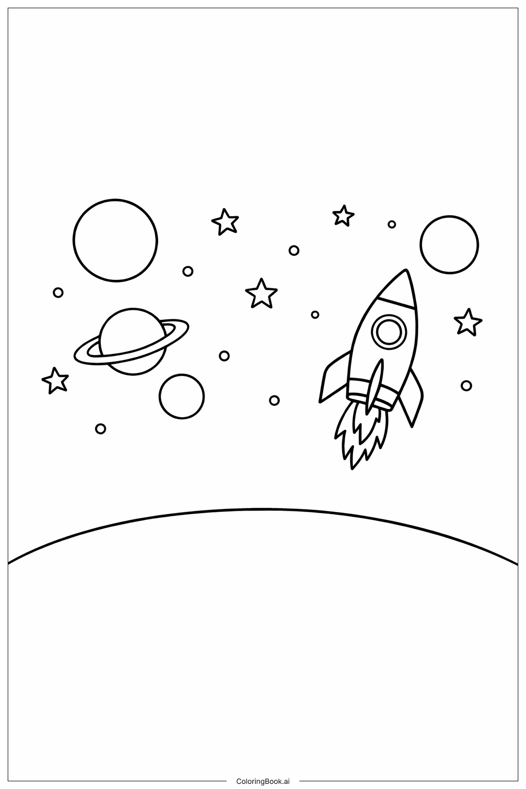 모양 우주 풍경