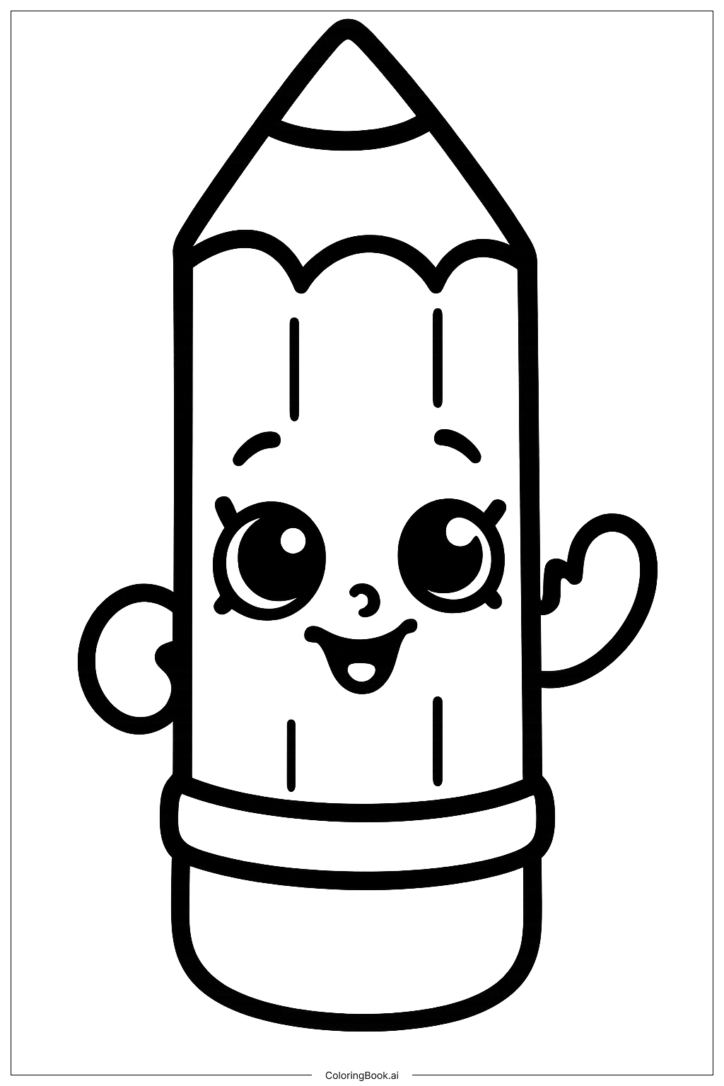  Shopkins 快乐铅笔填色页 