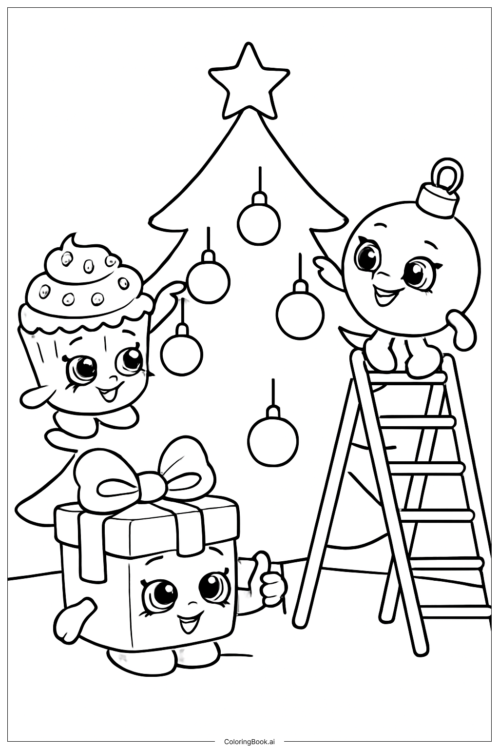 Shopkins节日树装饰