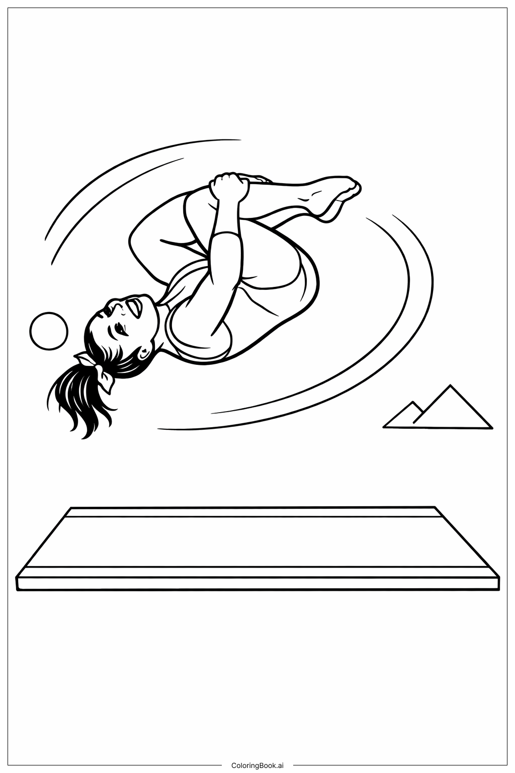  西蒙·拜爾斯表演翻轉著色頁 