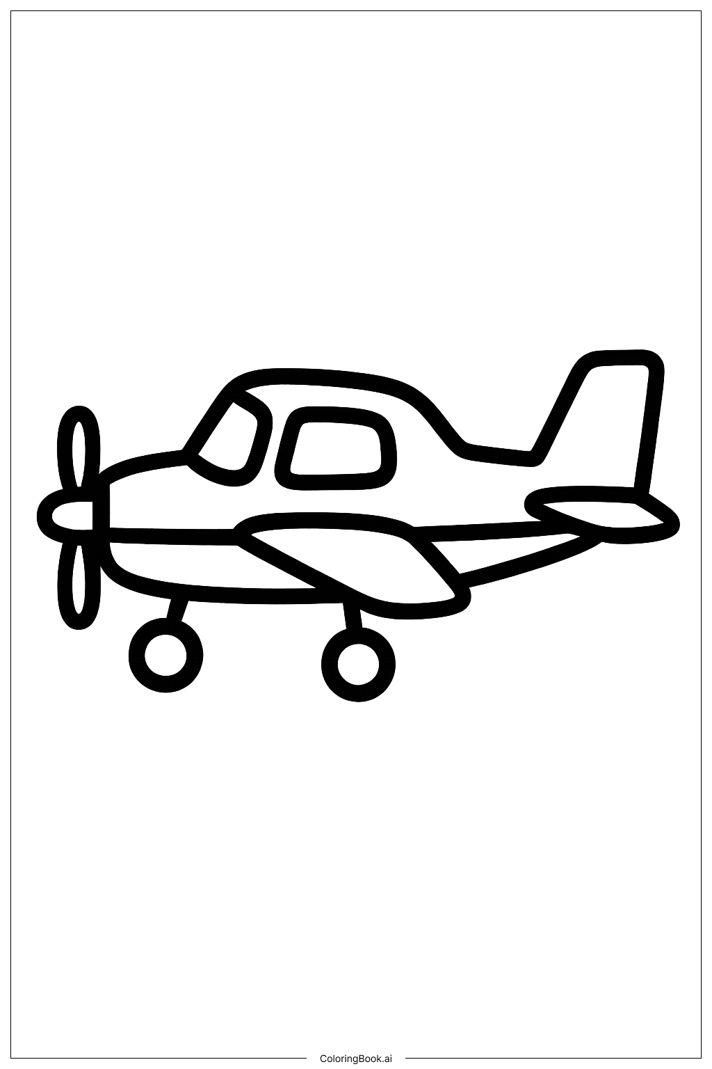  Trang tô màu Hình Máy Bay Nhỏ 