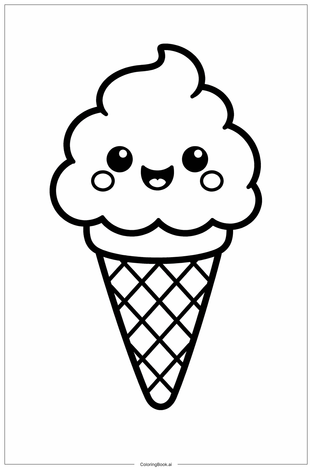 Casquinha de Sorvete Sorridente