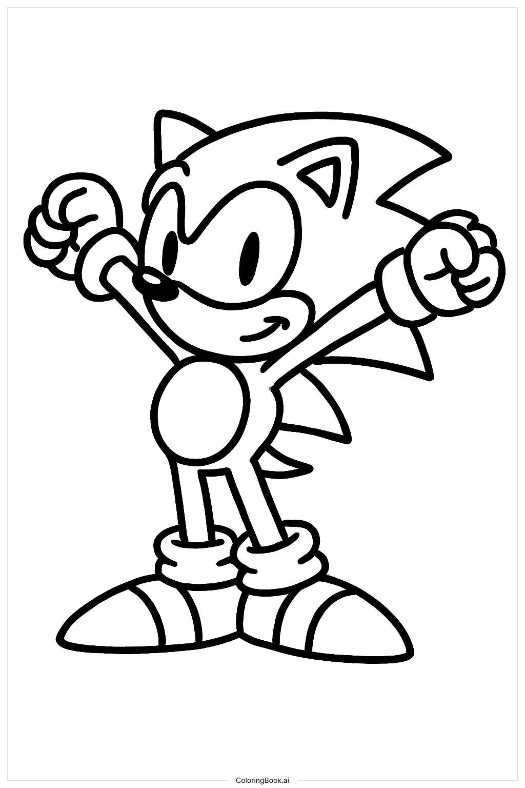 Sonic 3 Bras Étendus