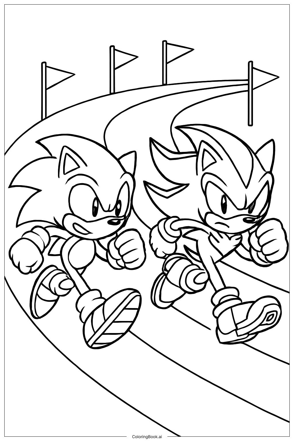 索尼克與暗影賽跑中