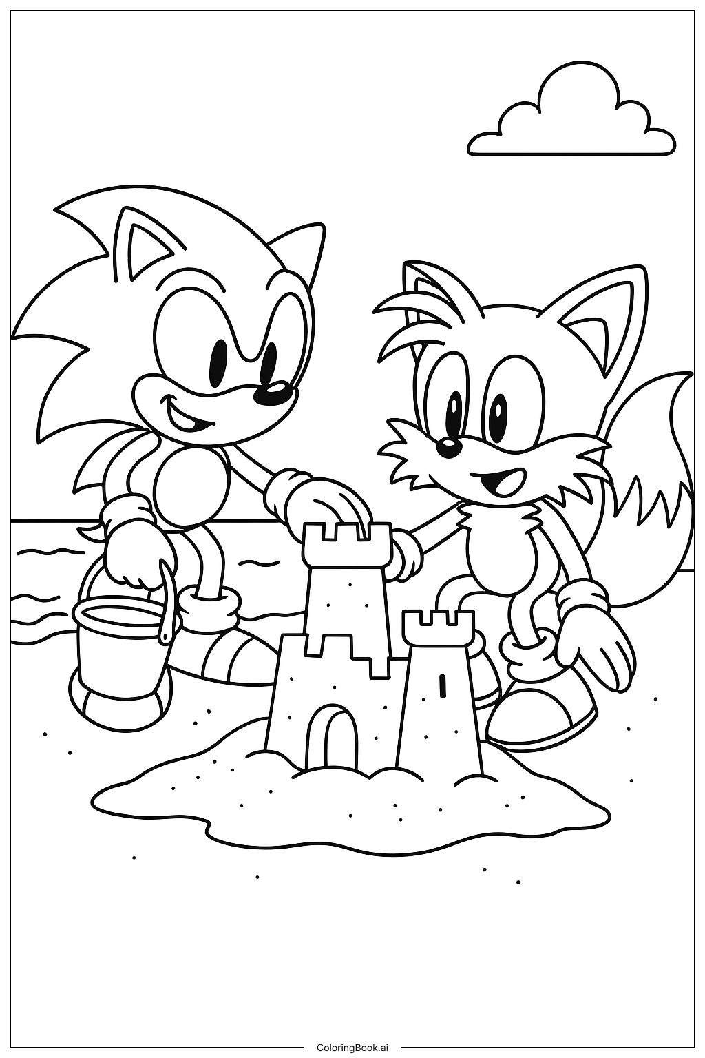 索尼克和塔尔斯堆沙堡