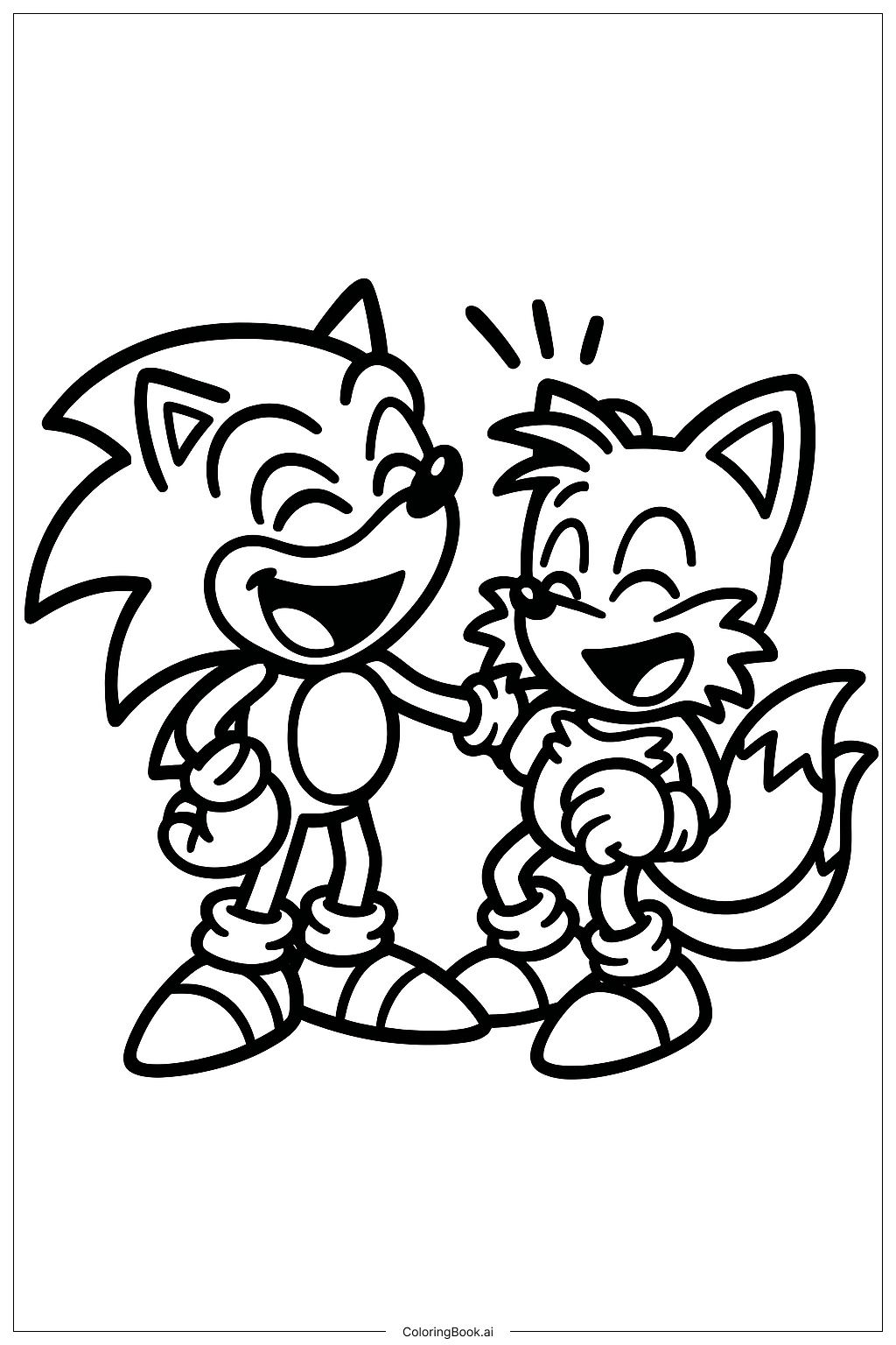 Sonic và Tails Cười Vui