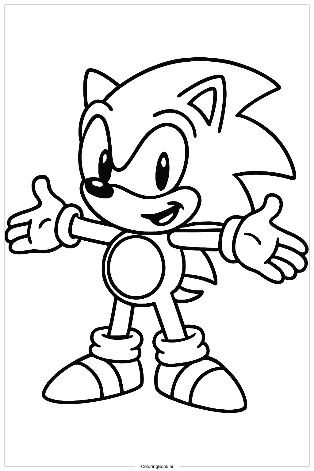 Sonic The Hedgehog Hugging