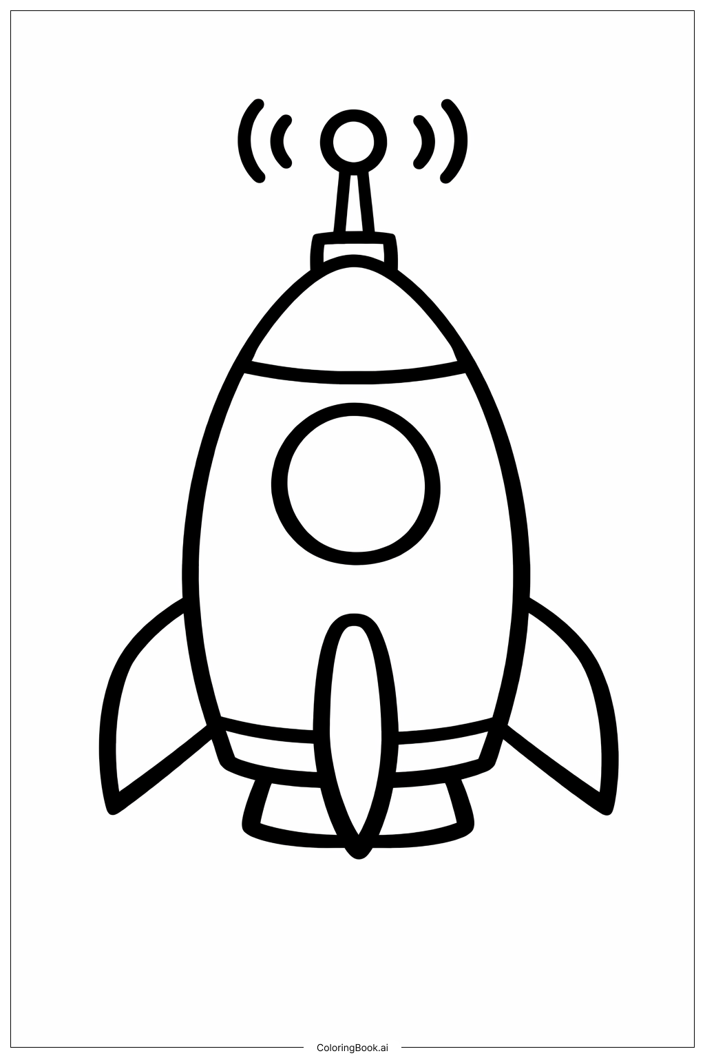 アンテナ付き宇宙船