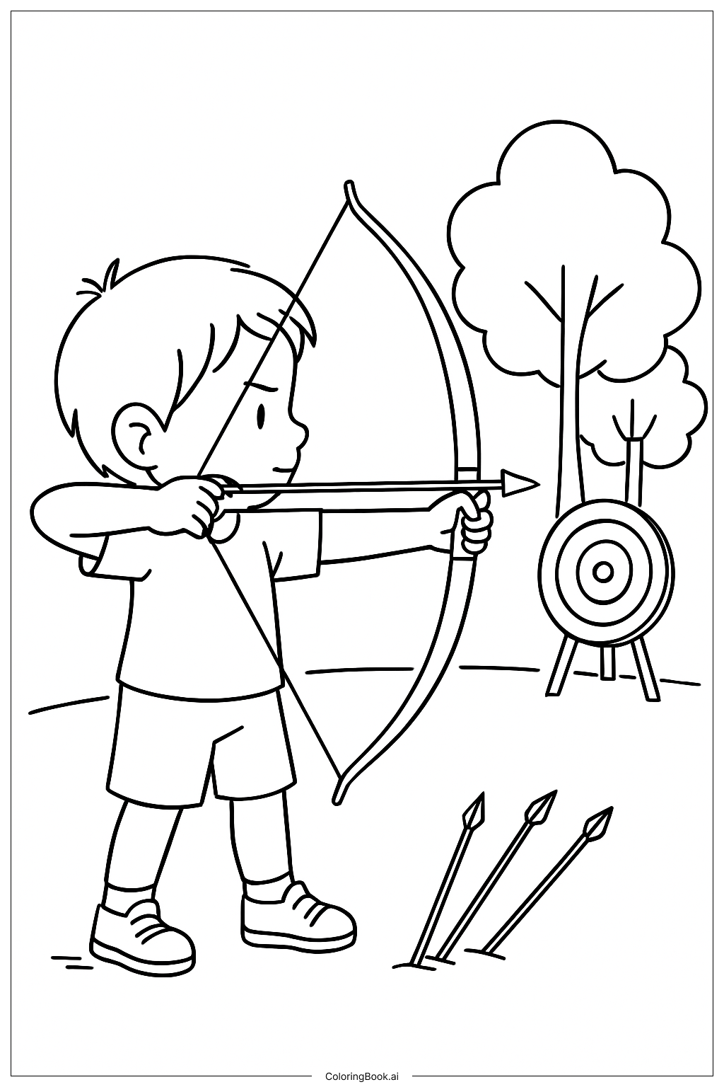 Prática de Tiro com Arco Esportivo