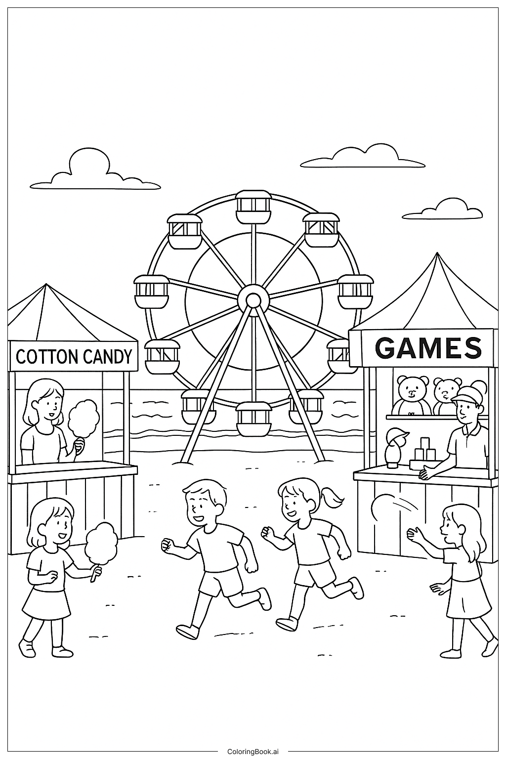 Carnaval au bord de la plage pendant les vacances de printemps