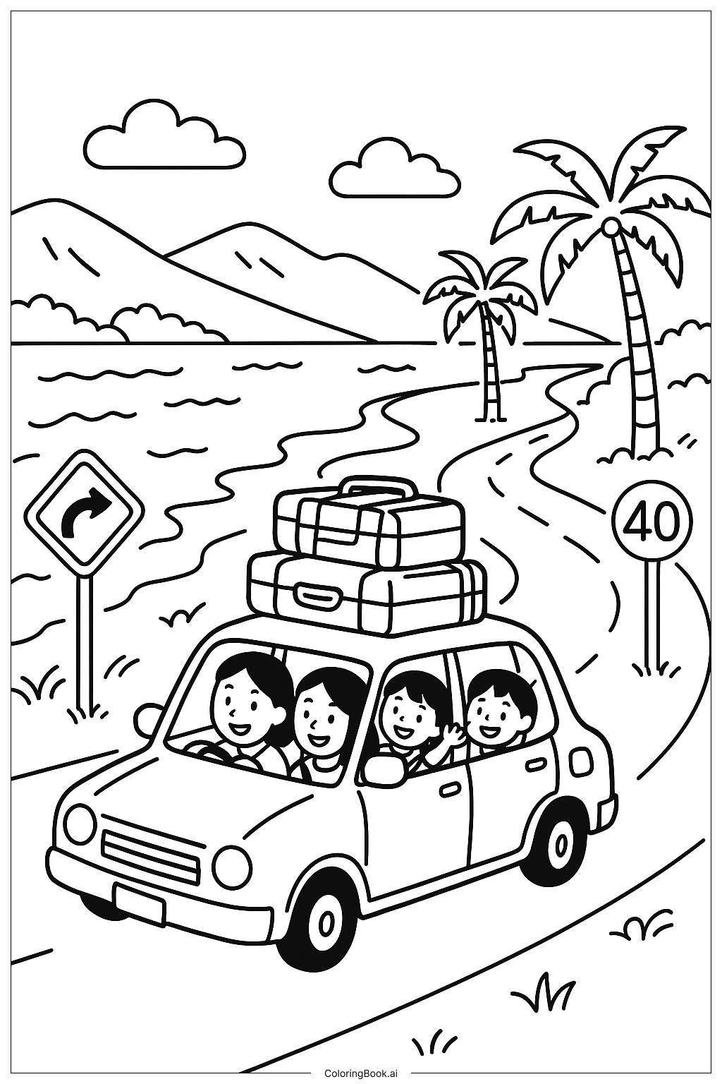 Vacances de printemps en famille sur la route