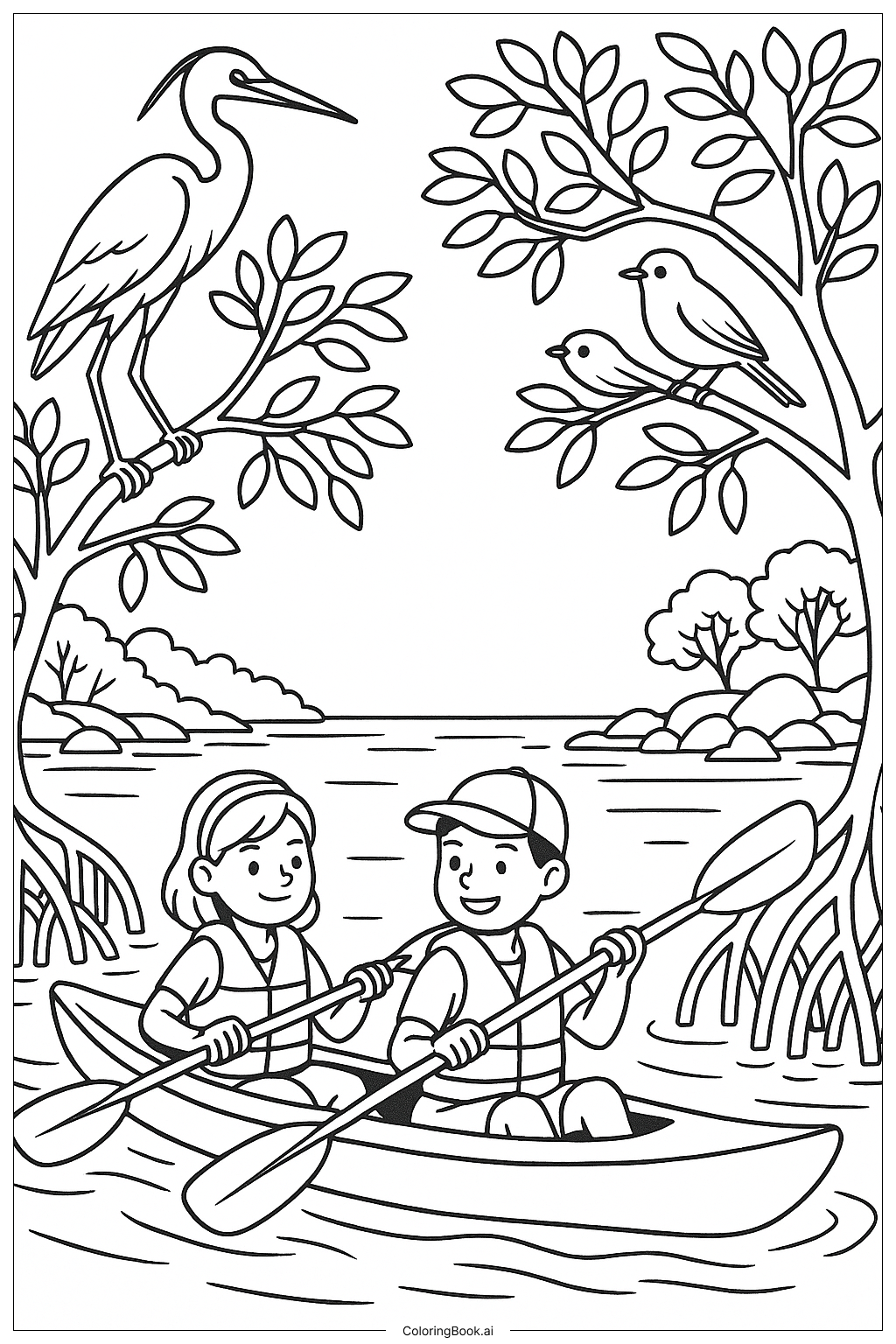 Aventure en kayak pendant les vacances de printemps