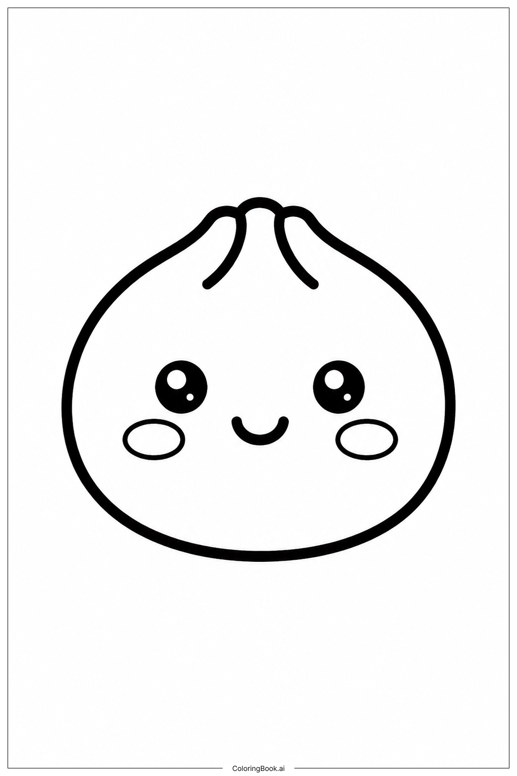 スウィッシーダンプリングスマイルの塗り絵ページ