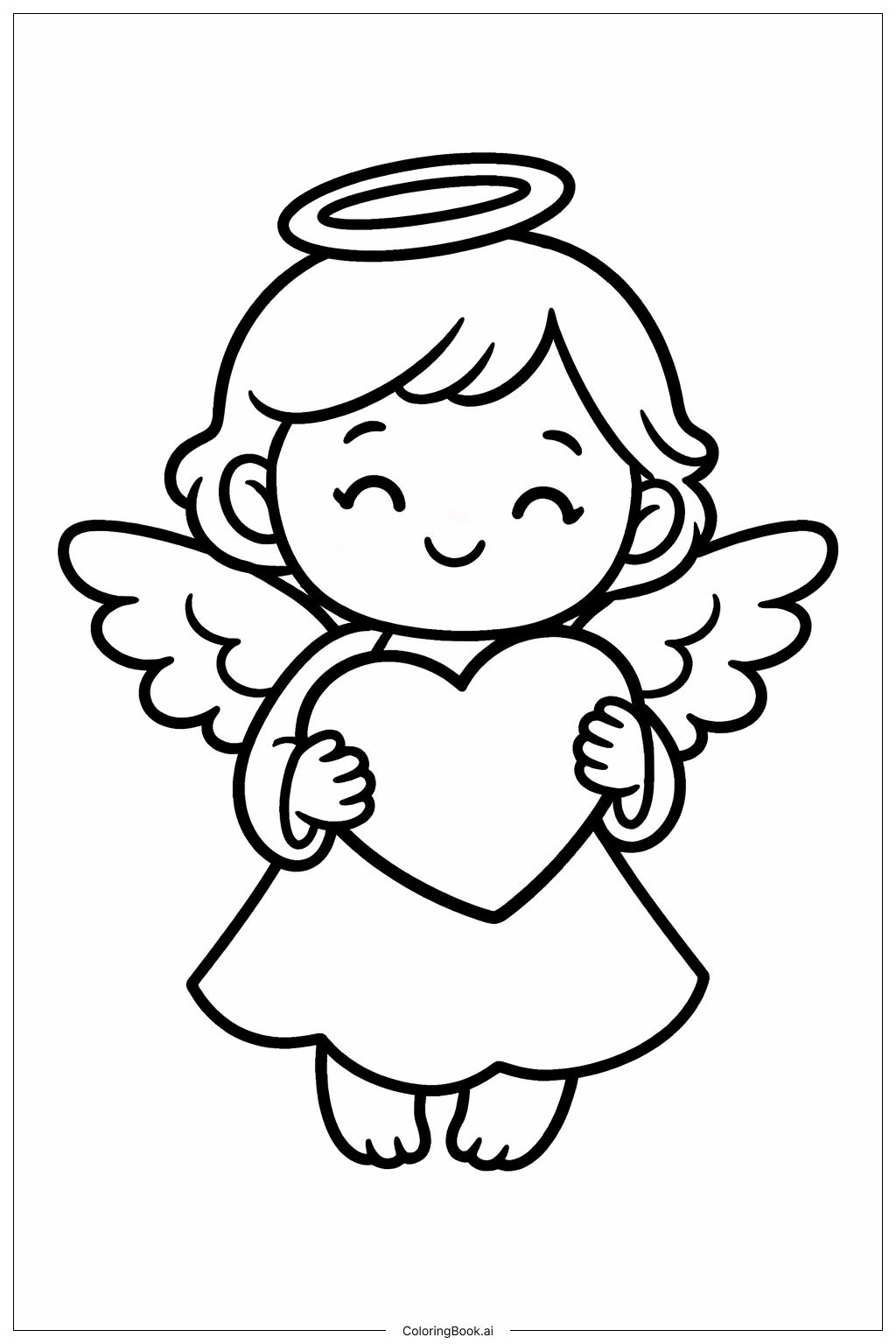  St. Valentin Ausmalseite 