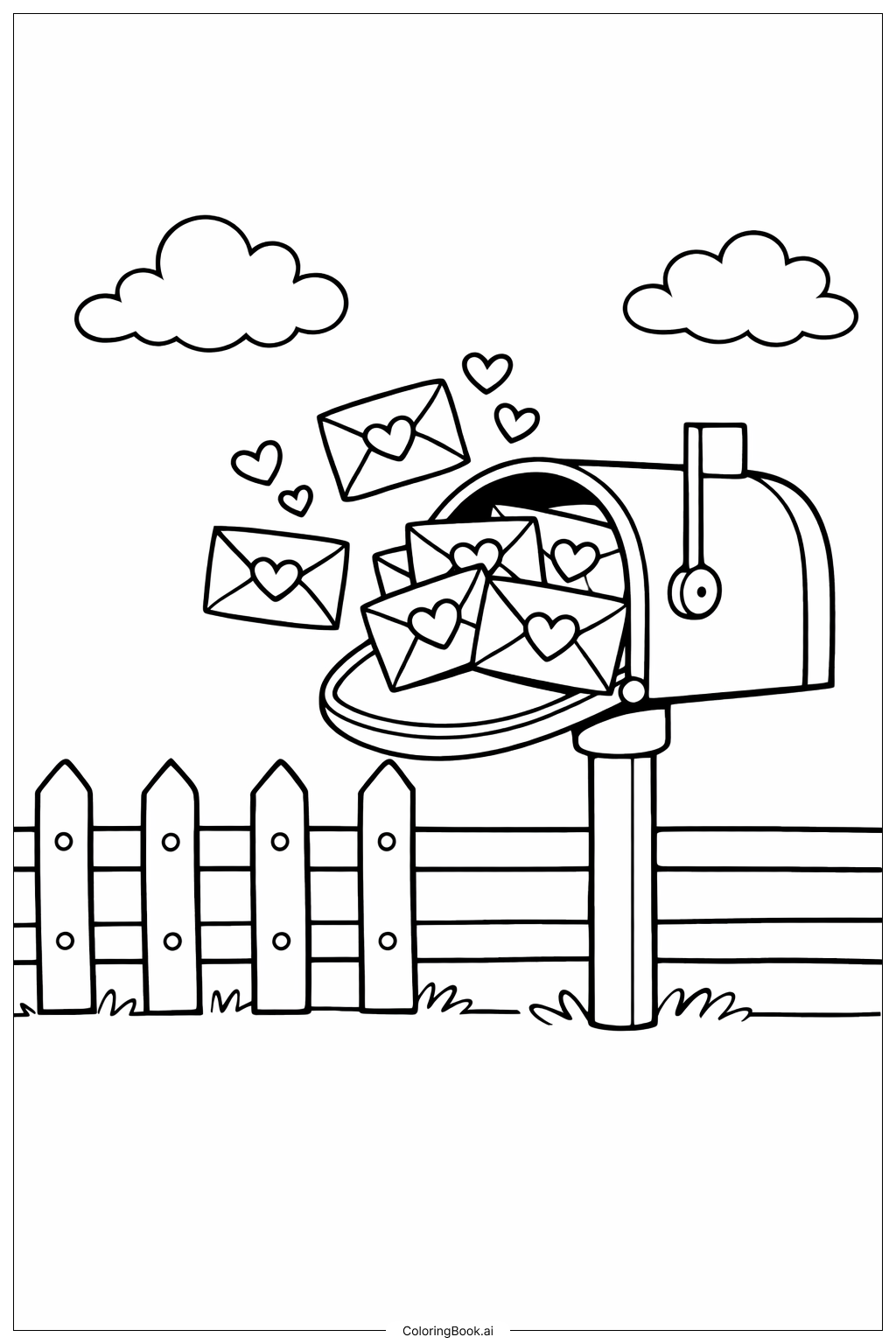 Boîte aux lettres de la Saint-Valentin