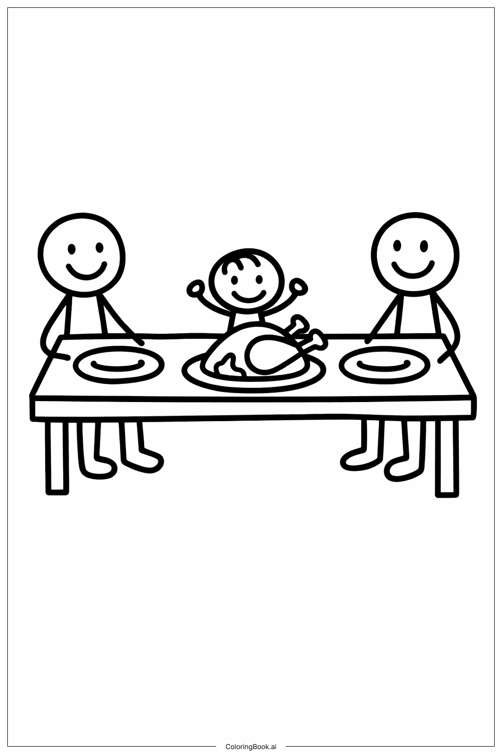  추수감사절 색칠공부 페이지 