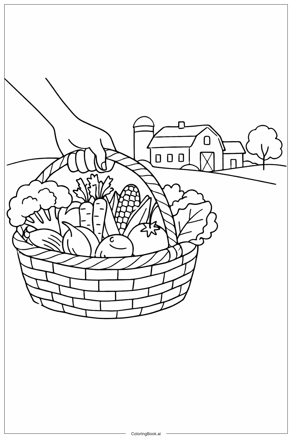 Cesta de Cosecha del Día de Acción de Gracias