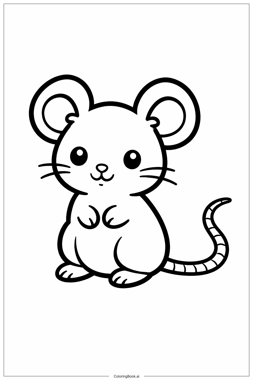  Page de coloriage Petites histoires de souris 