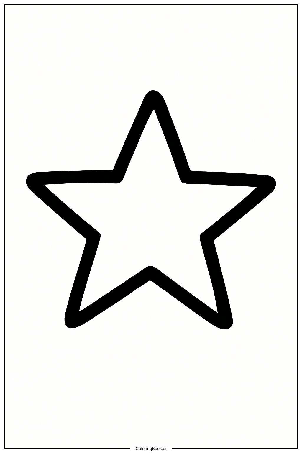 Tiny Star Tattoo Coloring Page