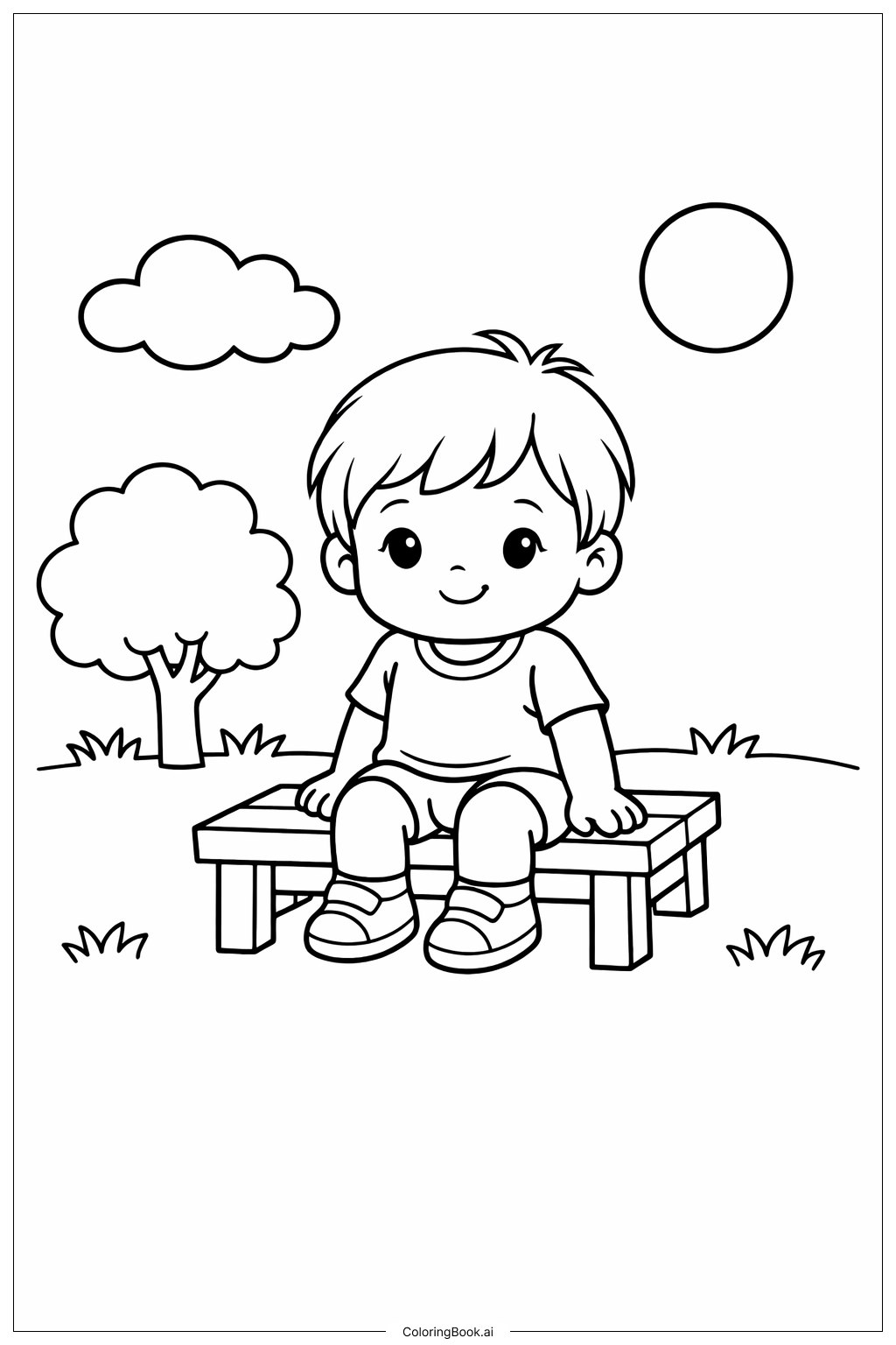 Trẻ Mầm Non Trong Công Viên