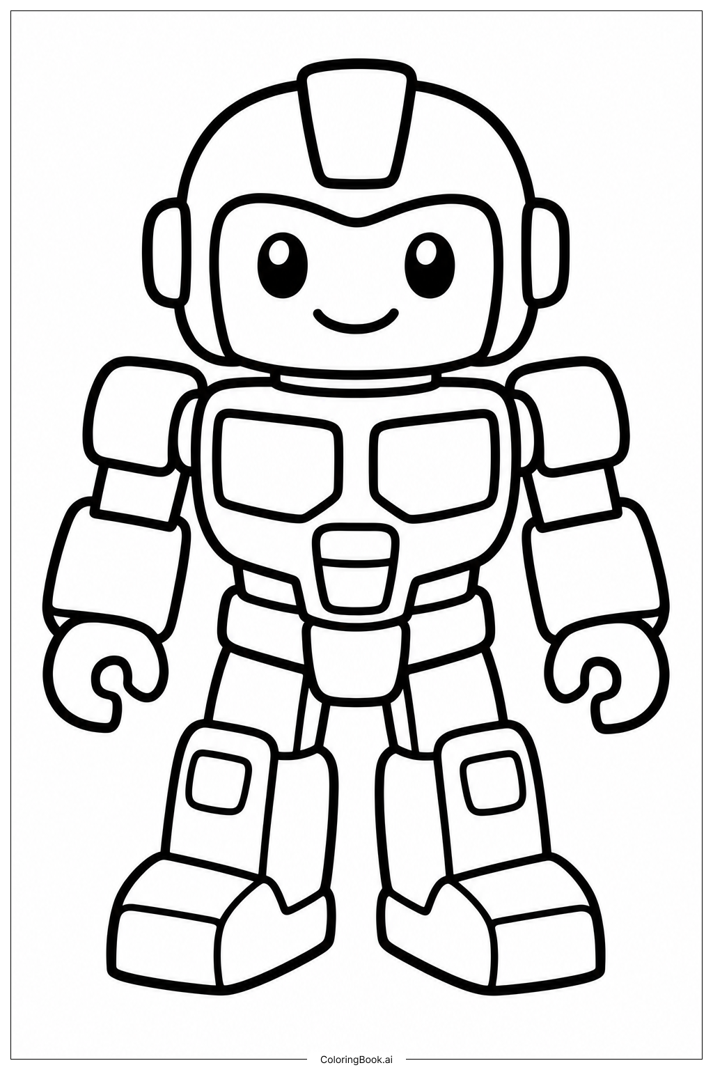  Trang tô màu Transformers Người Máy Mini Dễ Thương 