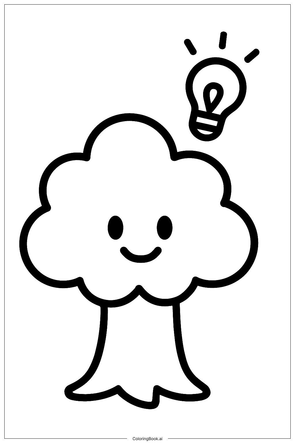 Tree Epiphany Surprise Coloring Page