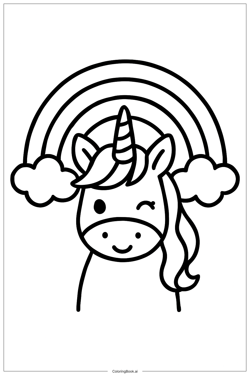 ユニコーンレインボーウインク