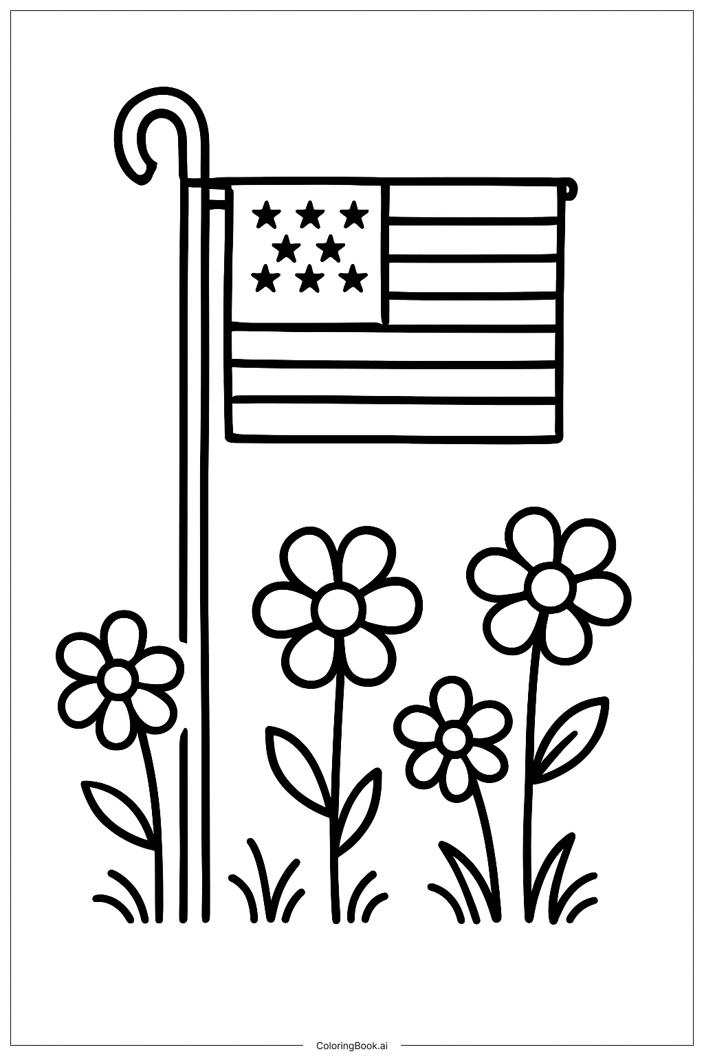 美国国旗庭院旗