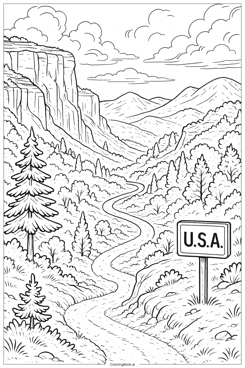 Landschaft im USA-Nationalpark