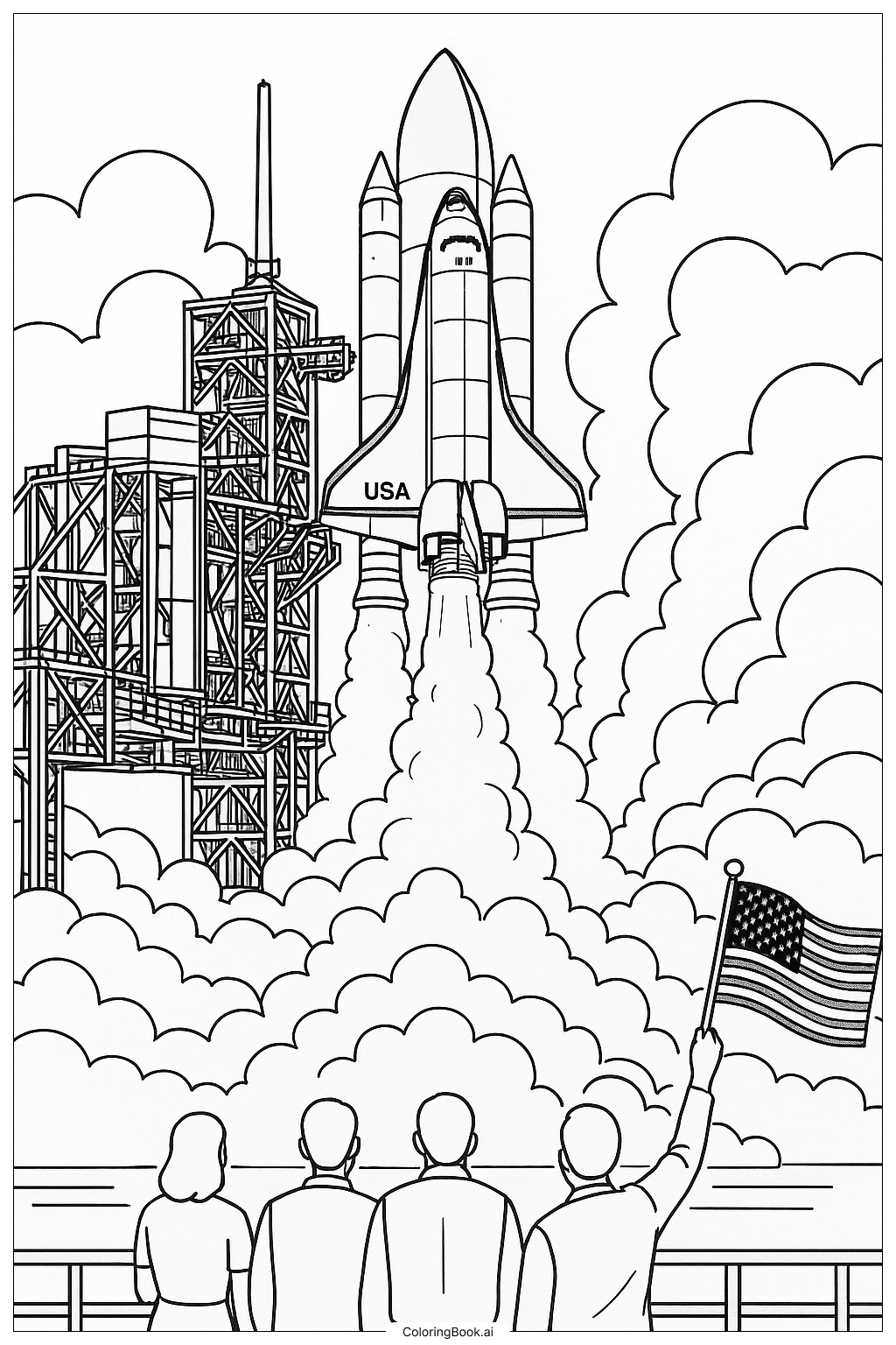 USA Space Shuttle Start
